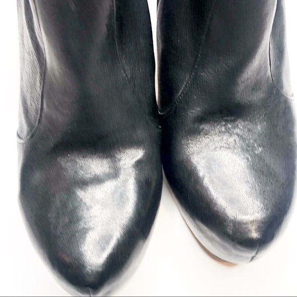 Tibi | Platform Leather Heels - Picture 4 of 7